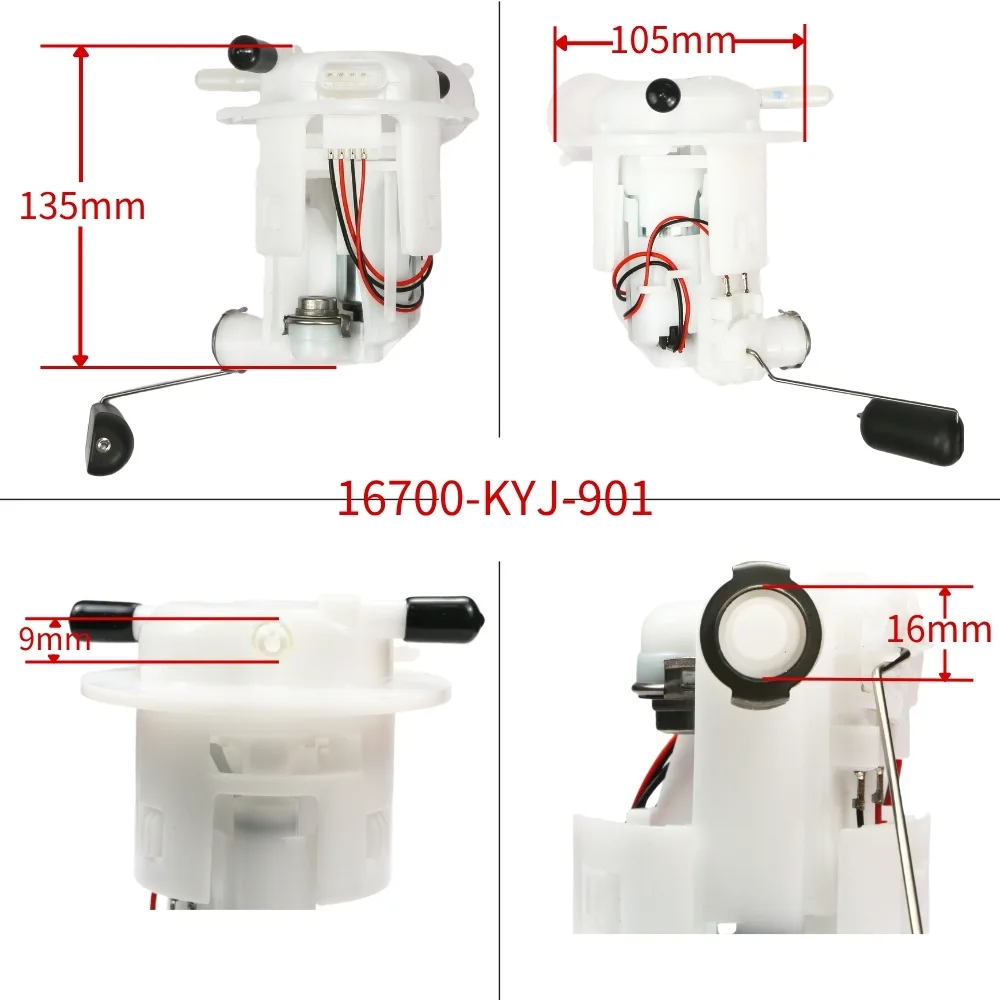 16700-KYJ-901 Fuel pump for Honda CBR250R CB300F CB300 CBR300
16700-KYJ-901 Fuel pump for Honda CBR250R CB300F CB300 CBR300