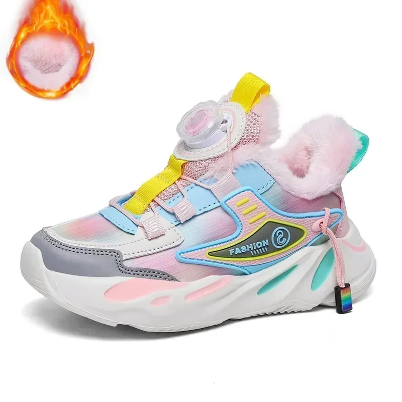 Winter Girls Sneakers Children Fur Shoes Size 28-39# Kids Warm Plush Boots From 4-9Y Footwear PINK,PURPLE 1899
Winter Girls Sneakers Children Fur Shoes Size 28-39# Kids Warm Plush Boots From 4-9Y Footwear PINK,PURPLE 1899