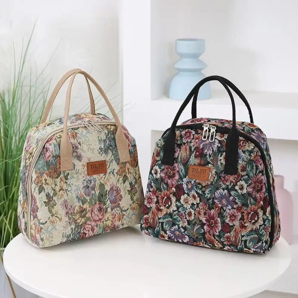 2025 Thickened Floral Print Lunch Bag Portable Vintage Handbag Thermal Insulation Large Capacity Portable Ice Pack Women
2025 Thickened Floral Print Lunch Bag Portable Vintage Handbag Thermal Insulation Large Capacity Portable Ice Pack Women