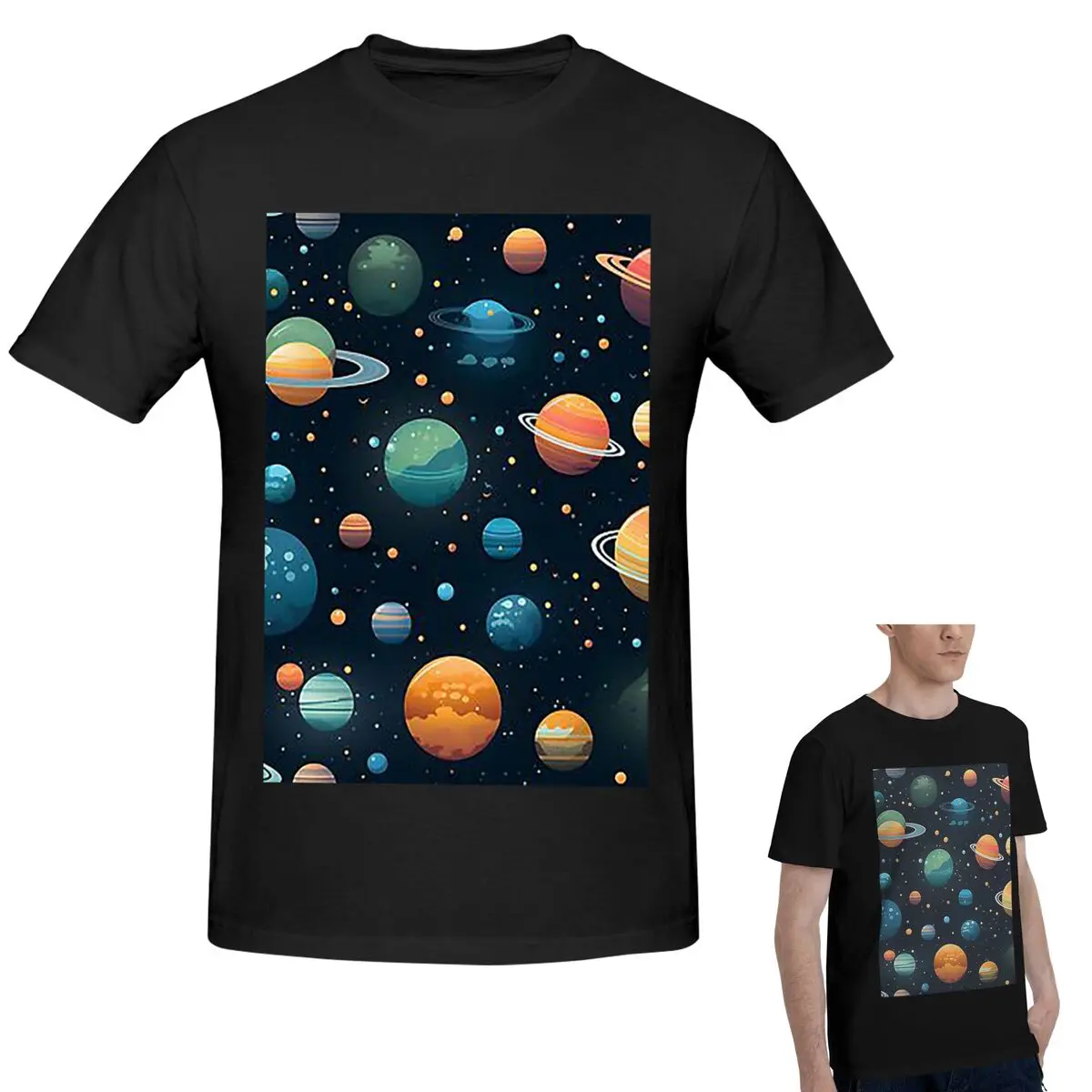 100% Cotton Solar System Space Planets Universe T-Shirt Men's Classic Oversized T Shirt Men Crew Neck Summer Shirts Tops S-6XL
100% Cotton Solar System Space Planets Universe T-Shirt Men's Classic Oversized T Shirt Men Crew Neck Summer Shirts Tops S-6XL