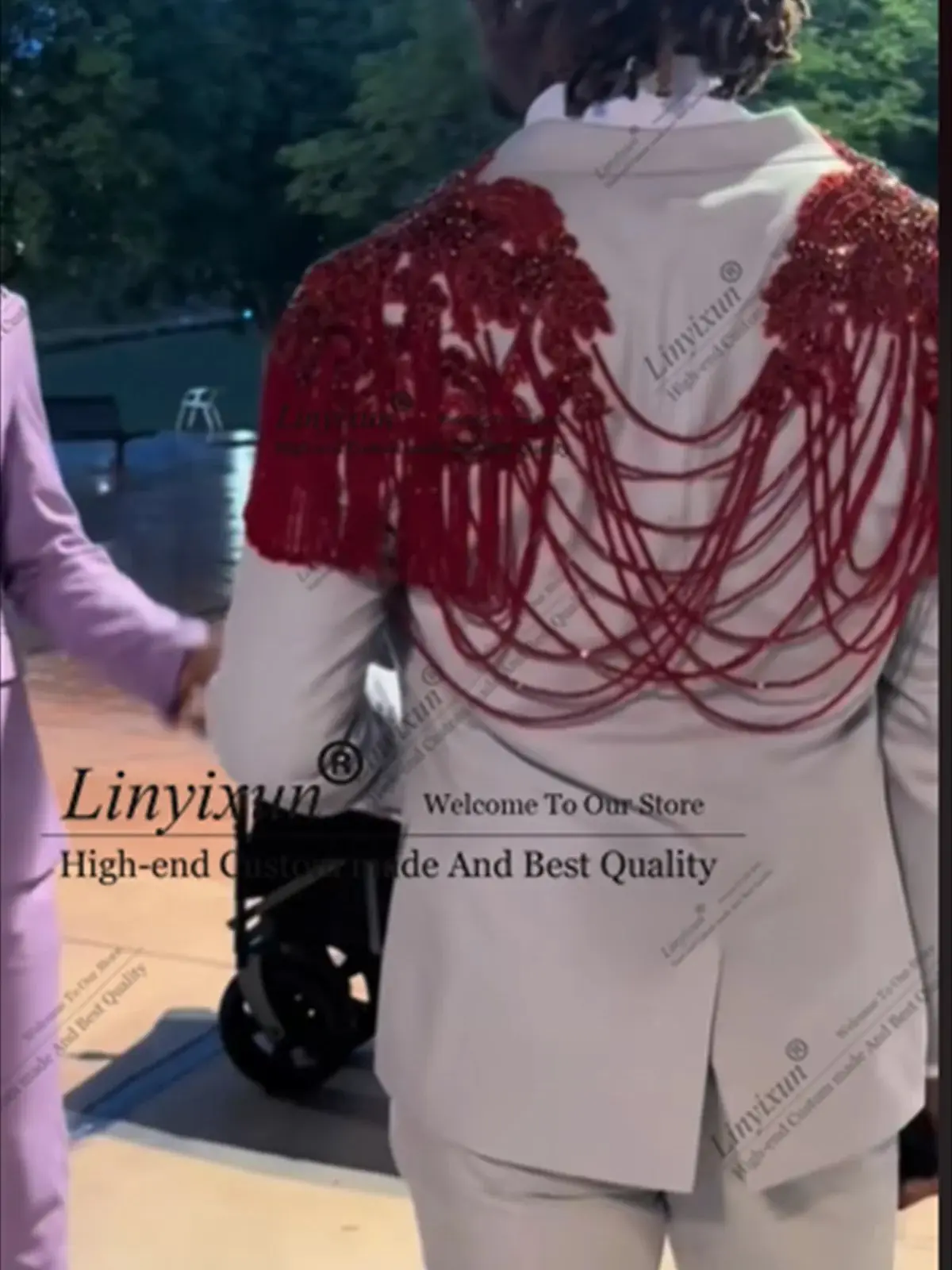 Роскошные мужские костюмы со стразами и кисточками из бисера, индивидуальный мужской пиджак для выпускного вечера, комплекты из 2 предметов, свадебные смокинги для жениха, trajes para hombre
Роскошные мужские костюмы со стразами и кисточками из бисера, индивидуальный мужской пиджак для выпускного вечера, комплекты из 2 предметов, свадебные смокинги для жениха, trajes para hombre