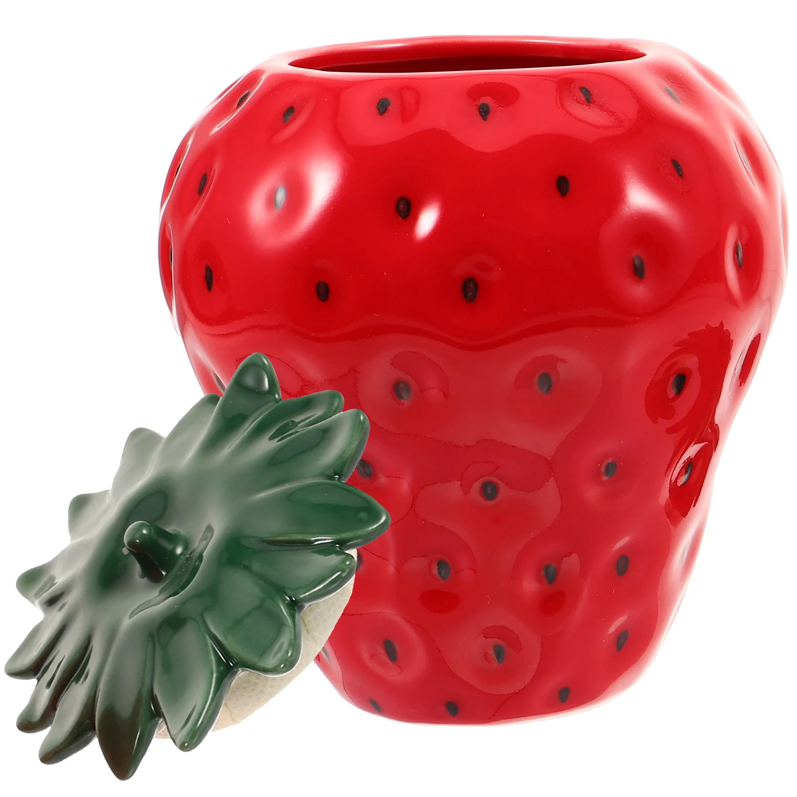 Strawberry Ceramic Storage Jar Tea Canister Candy Jar Decorative Airtight Lid Kitchen Container Strawberry Decor
Strawberry Ceramic Storage Jar Tea Canister Candy Jar Decorative Airtight Lid Kitchen Container Strawberry Decor