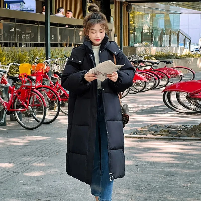 2022 Autumn Winter New Fashion Casual Slim Warm Cotton Coat Down Cotton Jacket Women Long Knee Over Korean Thickened Cotton Coat
2022 Autumn Winter New Fashion Casual Slim Warm Cotton Coat Down Cotton Jacket Women Long Knee Over Korean Thickened Cotton Coat