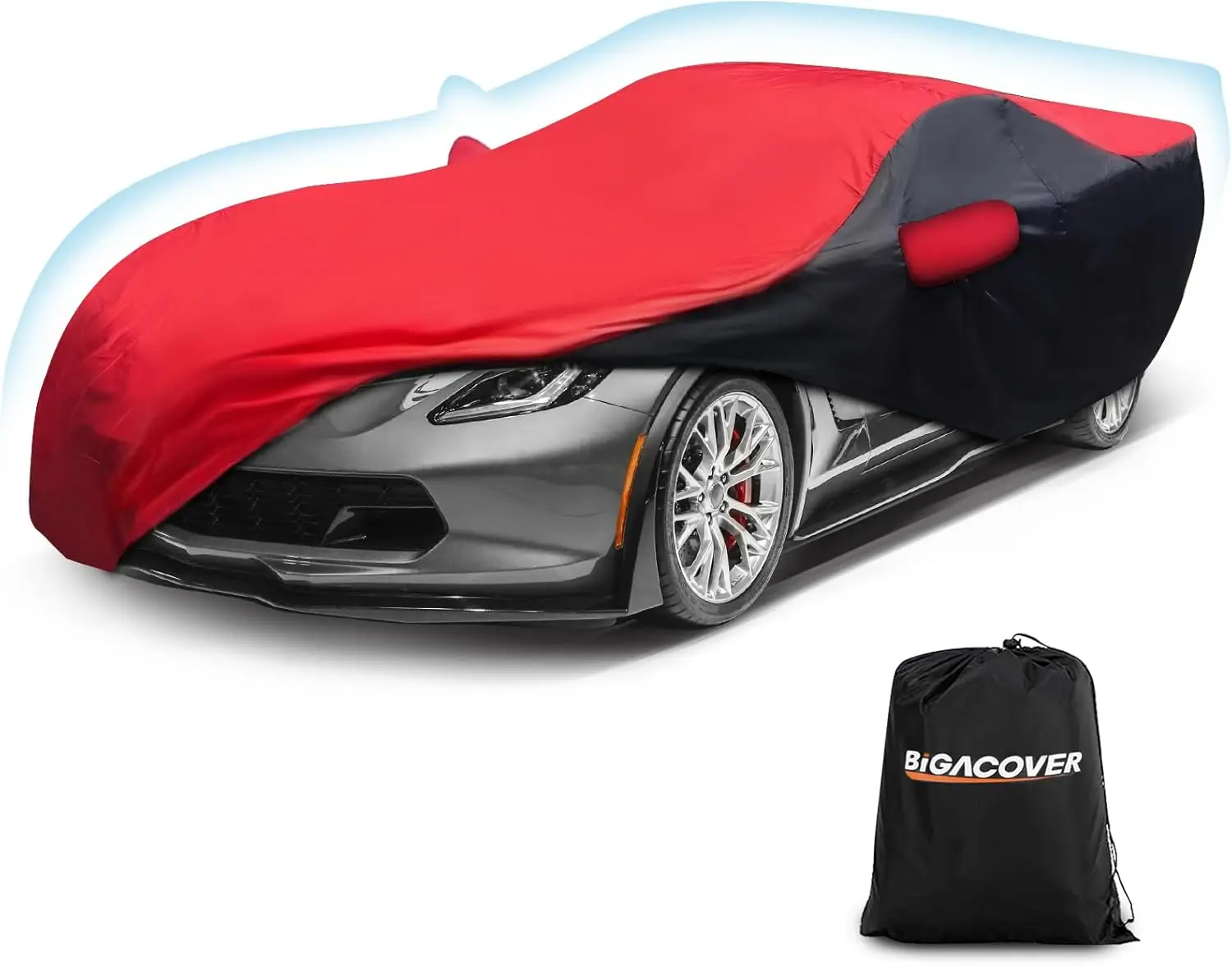 All-Weather Waterproof Windproof Car Cover for 2014-2019 Corvette Models, Black & Red Combo
All-Weather Waterproof Windproof Car Cover for 2014-2019 Corvette Models, Black & Red Combo