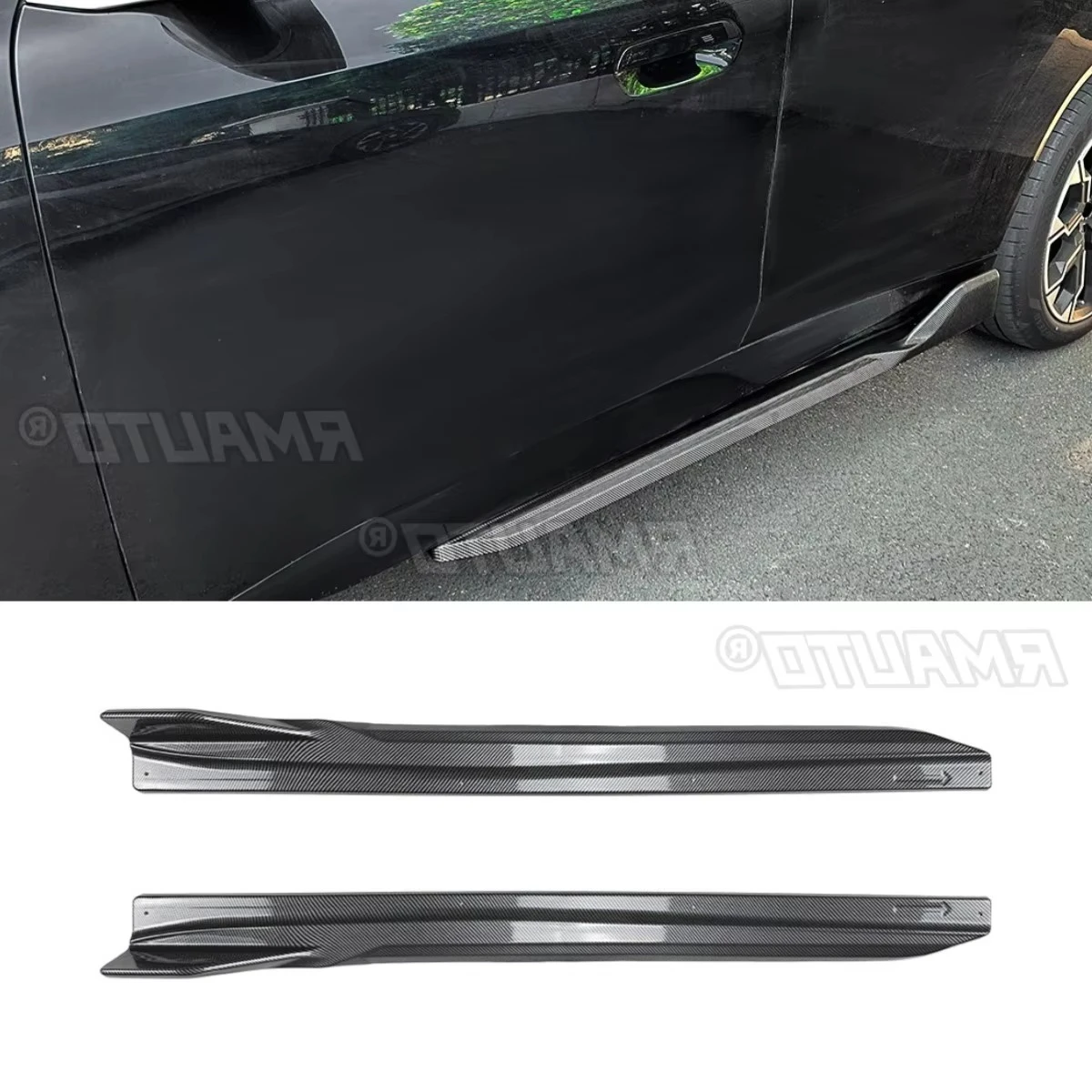 For BMW X3 G45 G48 M Sport 2024+ Car Side Skirt Lip Spoiler Extension Diffuser Guard Car Side Skirt Splitter Apron Accessories
For BMW X3 G45 G48 M Sport 2024+ Car Side Skirt Lip Spoiler Extension Diffuser Guard Car Side Skirt Splitter Apron Accessories