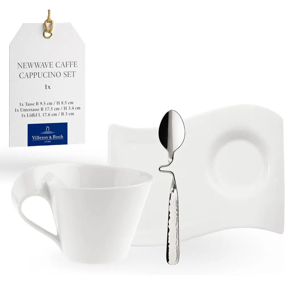 Набор Ca' puccino, 3-х предметов, фарфор премиум-класса, белый
Набор Ca' puccino, 3-х предметов, фарфор премиум-класса, белый