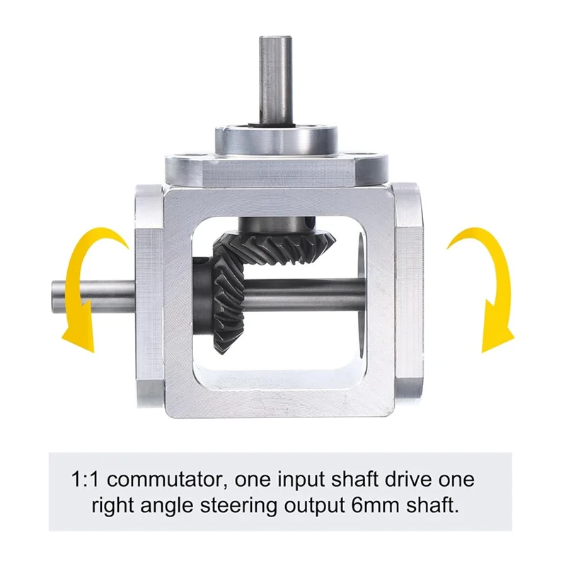 A85M Gear-Box 90 Degree Right Angle Bevel Gear-Box 1:1 Single Output Shaft 1 Module 20 Teeth Bevel Gear Aluminum Frame
A85M Gear-Box 90 Degree Right Angle Bevel Gear-Box 1:1 Single Output Shaft 1 Module 20 Teeth Bevel Gear Aluminum Frame