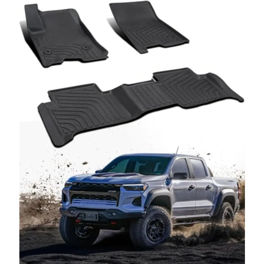® Floor Mats for Chevy Colorado and for GMC Canyon 2023 2024 2025 2026, Custom Fit All-Weather TPE Truck Liners Car Accessories
® Floor Mats for Chevy Colorado and for GMC Canyon 2023 2024 2025 2026, Custom Fit All-Weather TPE Truck Liners Car Accessories