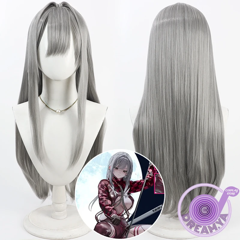 Scarlet Cosplay Wig Nikke Goddess of Victory Gray 70cm Heat Resistant Synthetic Hair Halloween Party Role Play Carnival +Wig Cap
Scarlet Cosplay Wig Nikke Goddess of Victory Gray 70cm Heat Resistant Synthetic Hair Halloween Party Role Play Carnival +Wig Cap