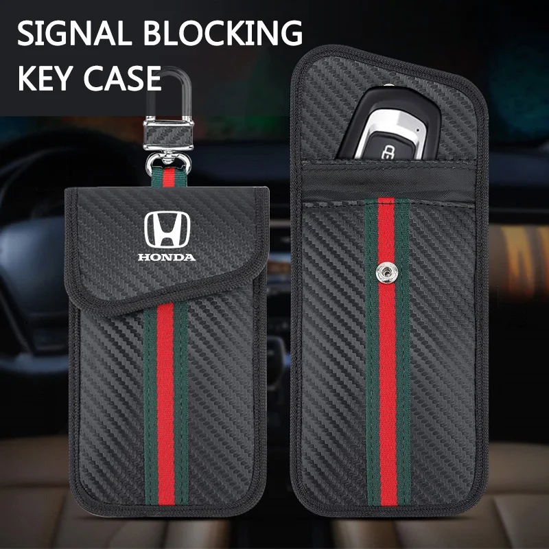 Accessories Bag Key Fob Cage Protector Car RFID Signal Blocking Anti-Theft Pouch For Honda Civci Jazz HRV Dio RZ 5th City CRX
Accessories Bag Key Fob Cage Protector Car RFID Signal Blocking Anti-Theft Pouch For Honda Civci Jazz HRV Dio RZ 5th City CRX
