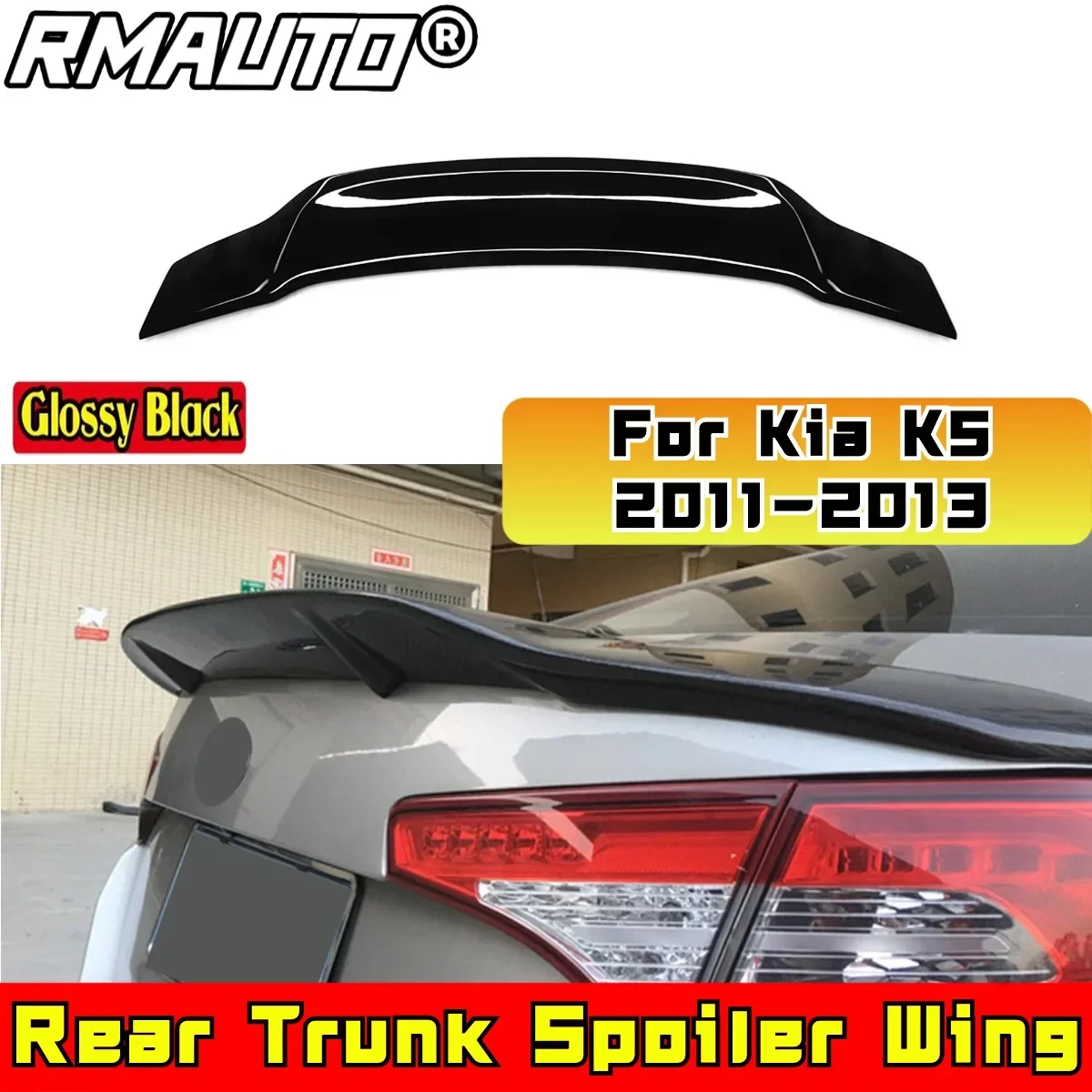 Для Kia K5 2011-2013 задний спойлер багажника, комплект кузова, автомобильные аксессуары
Для Kia K5 2011-2013 задний спойлер багажника, комплект кузова, автомобильные аксессуары