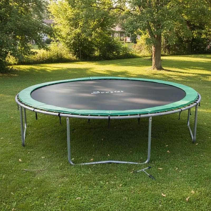 Replacement Trampoline Mat with Spring Pull Tool, 72 V-Hooks, for 12ft Trampoline using 14cm Springs, Green
Replacement Trampoline Mat with Spring Pull Tool, 72 V-Hooks, for 12ft Trampoline using 14cm Springs, Green