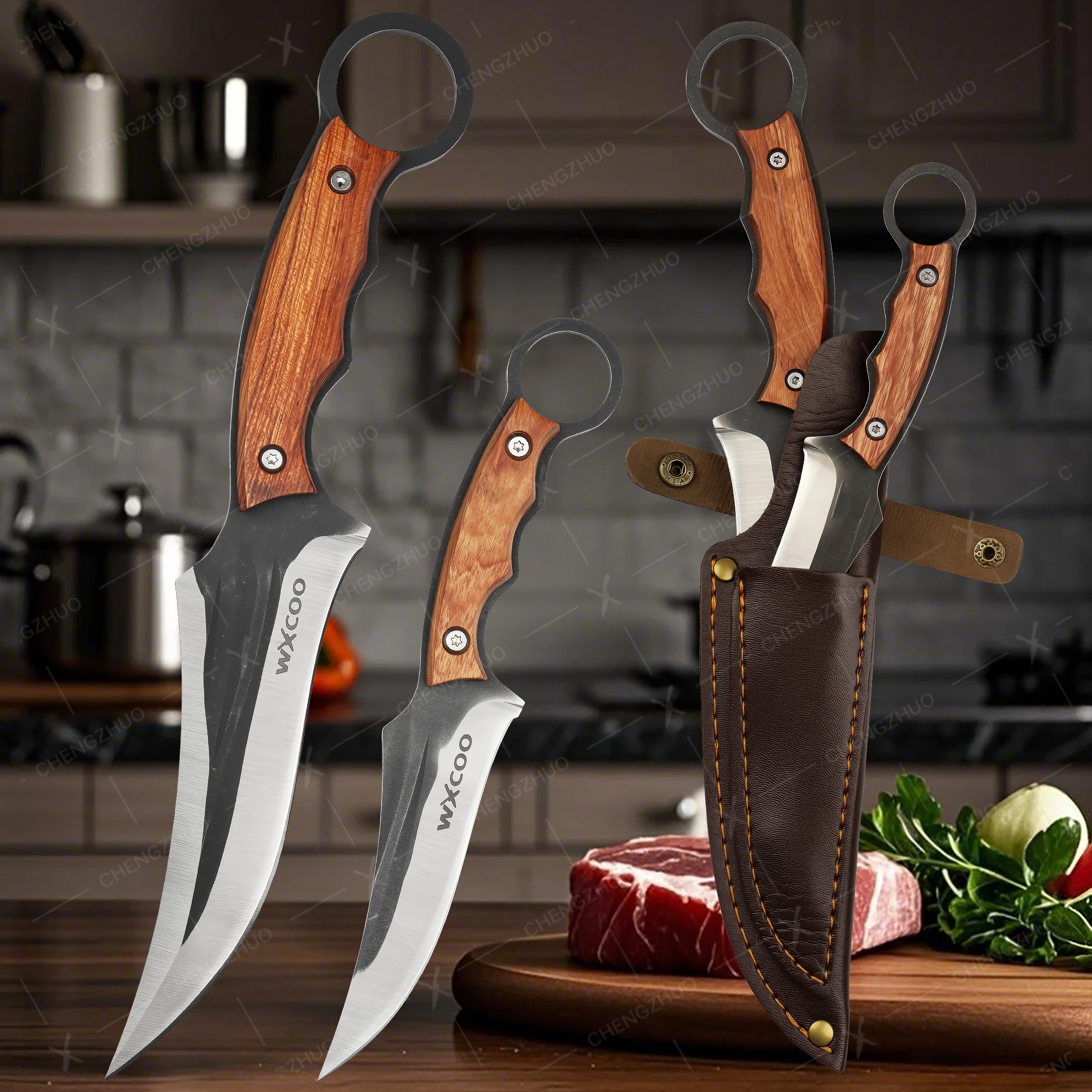 2PCS/set Sharp Boning Knife for Meat Cutting Steel Handle Professional Chef Knife High Carbon Steel Blade Kitchen Butcher Knives
2PCS/set Sharp Boning Knife for Meat Cutting Steel Handle Professional Chef Knife High Carbon Steel Blade Kitchen Butcher Knives