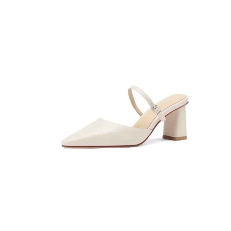 Pointed thick heels spring/summer single shoes for comfortable and breathable commuting banquets
Pointed thick heels spring/summer single shoes for comfortable and breathable commuting banquets
