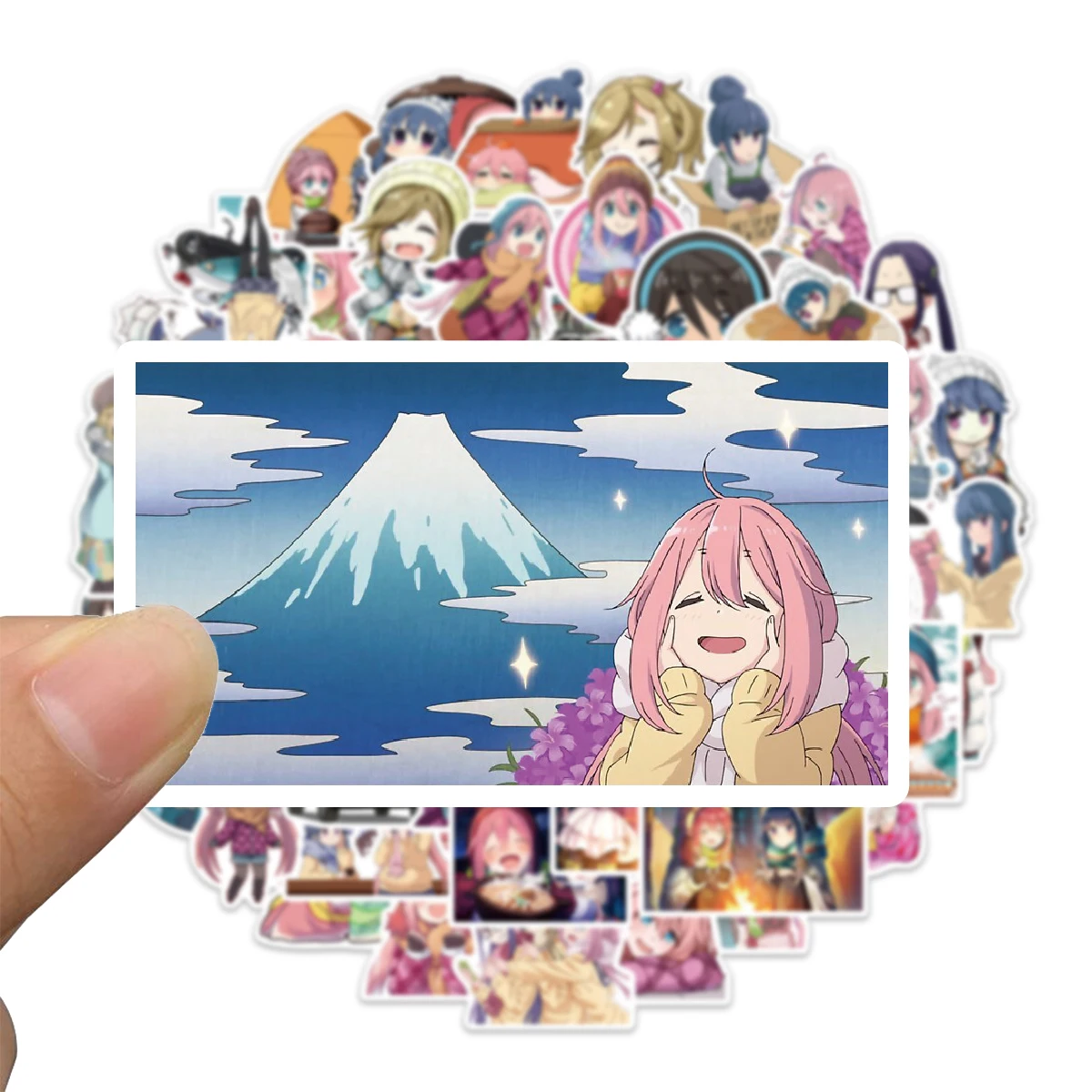 50PCS Laid-Back Camp personality cartoon DIY mobile phone luggage notebook waterproof decorative stickers
50PCS Laid-Back Camp personality cartoon DIY mobile phone luggage notebook waterproof decorative stickers