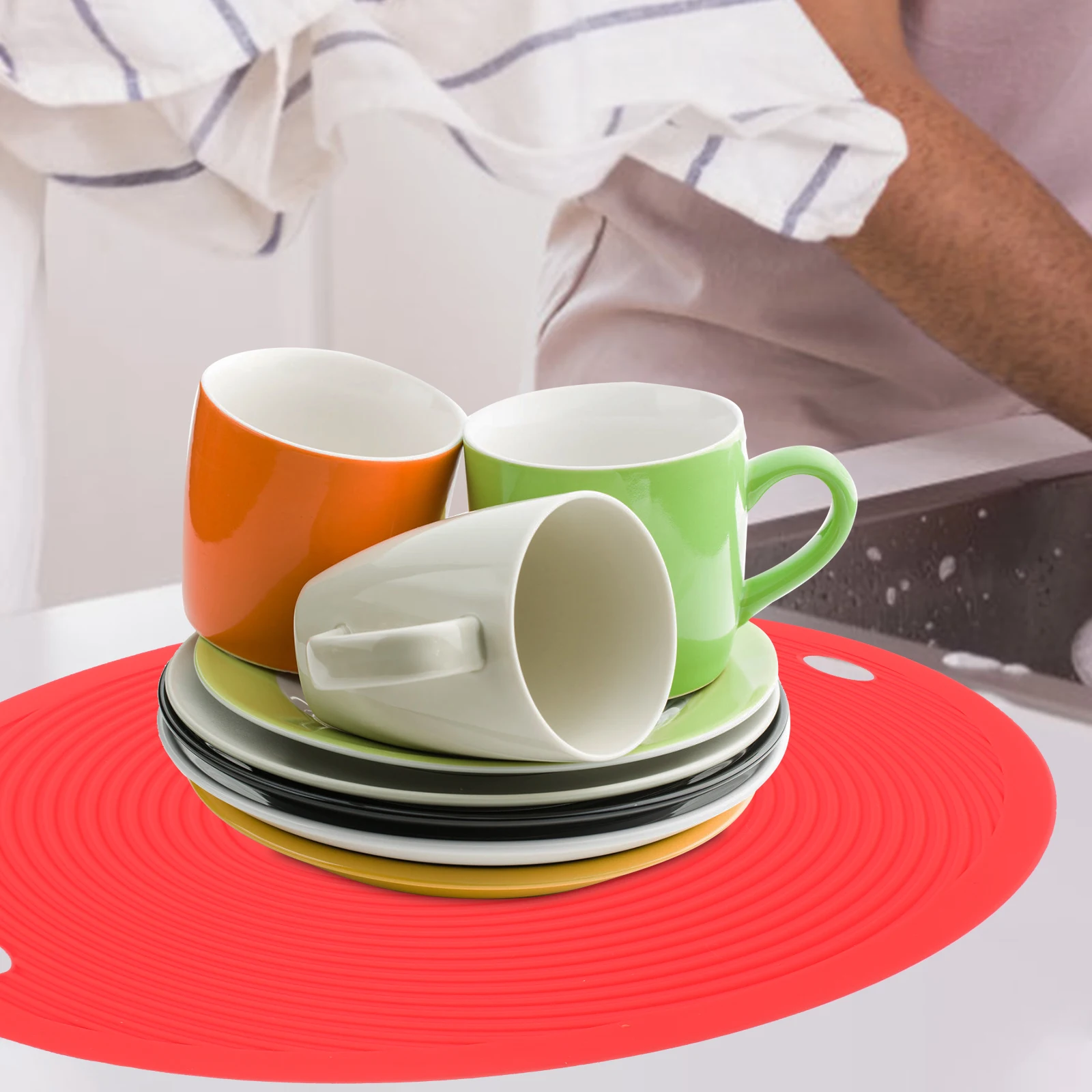 Reusable Silicone Trivet for Hot Dishes Pans Insulated Kitchen Table Mat Countertop Protector Pot Holder Pan Coaster
Reusable Silicone Trivet for Hot Dishes Pans Insulated Kitchen Table Mat Countertop Protector Pot Holder Pan Coaster