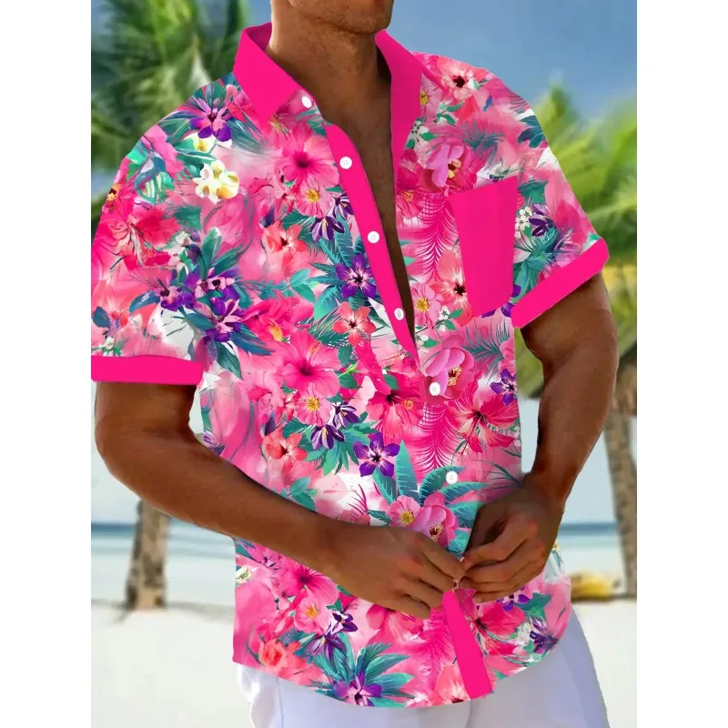 Beach Printed Full Open Short Sleeve Button Shirt, Quick Shipping New Hawaii Spring/Summer Fashion Leisure Street Walk Tourist
Beach Printed Full Open Short Sleeve Button Shirt, Quick Shipping New Hawaii Spring/Summer Fashion Leisure Street Walk Tourist