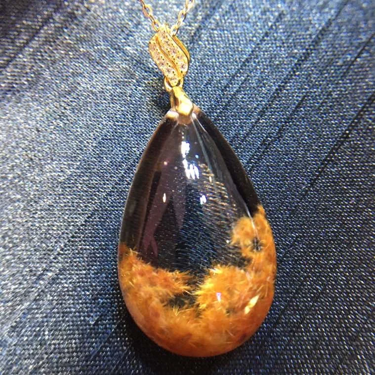 Natural Gold Rutilated Quartz Pendant 29/17.5/9.9mm Flower Rutilated Quartz Jewelry Men Women Brazil AAAAAAA
Natural Gold Rutilated Quartz Pendant 29/17.5/9.9mm Flower Rutilated Quartz Jewelry Men Women Brazil AAAAAAA