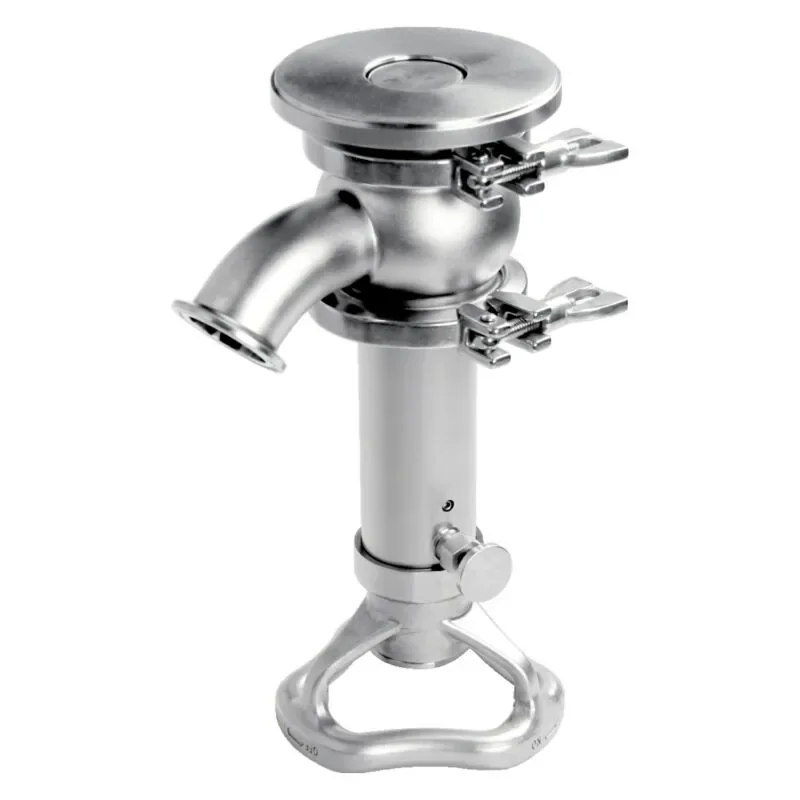 Manual Stainless Steel Tank Bottom Valve 90 Degree Elbow Clamp Connection
Manual Stainless Steel Tank Bottom Valve 90 Degree Elbow Clamp Connection