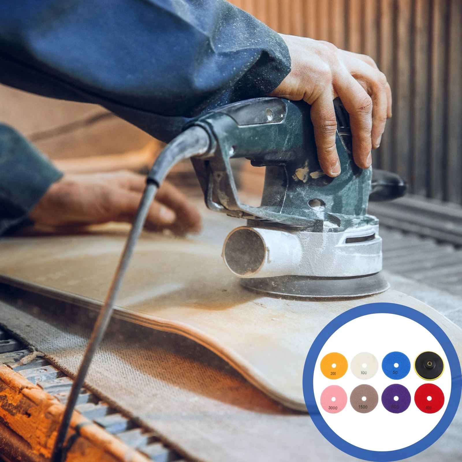 1Set Diamond Polishing Discs for Concrete Marble Stone Simple Structure Excellent Reliable Durable Safe Polishing Grinding
1Set Diamond Polishing Discs for Concrete Marble Stone Simple Structure Excellent Reliable Durable Safe Polishing Grinding