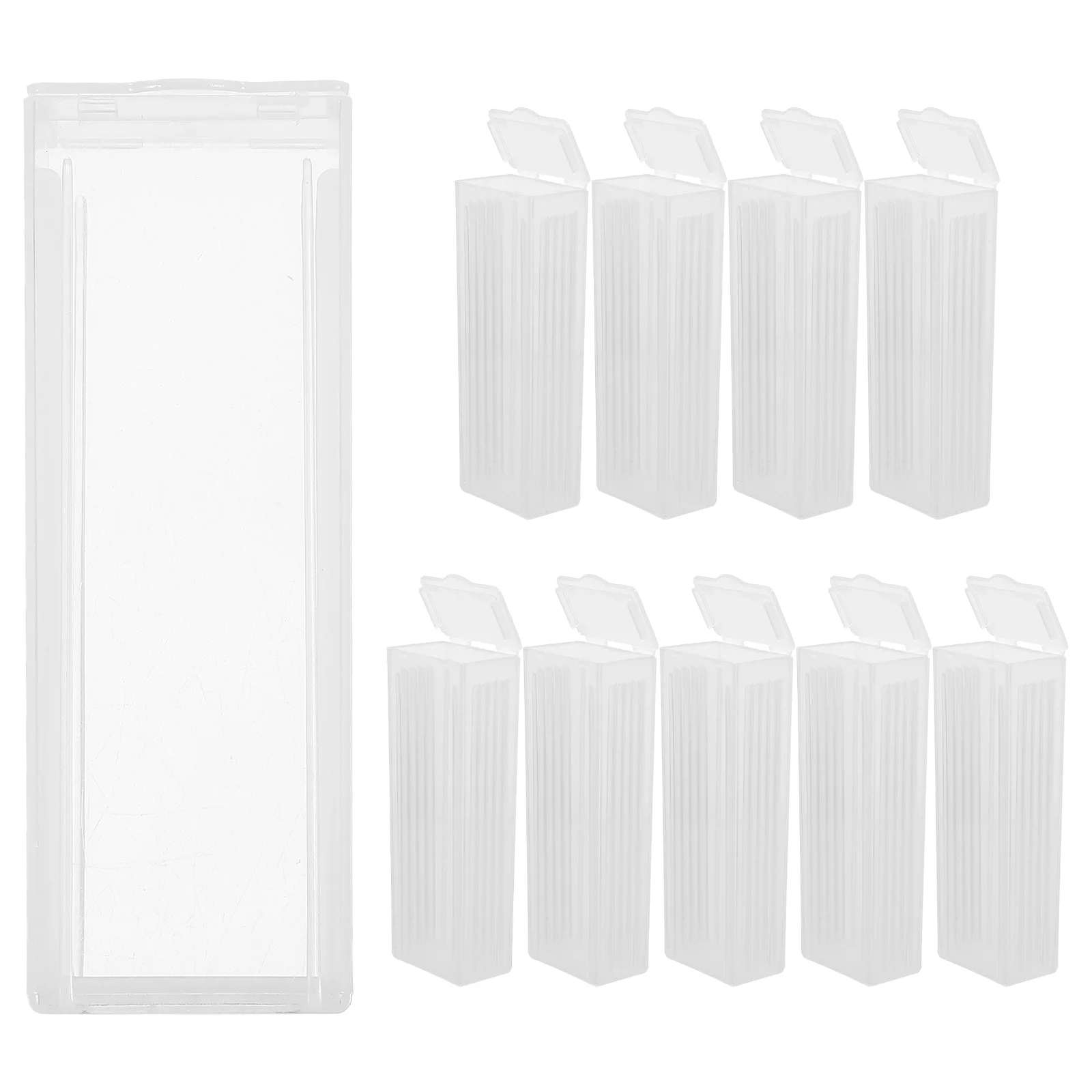 10 Pcs Microscope Slide Storage Case Portable Compact Plastic Specimen Holder Safe Mailing Pathology Lab Tool
10 Pcs Microscope Slide Storage Case Portable Compact Plastic Specimen Holder Safe Mailing Pathology Lab Tool