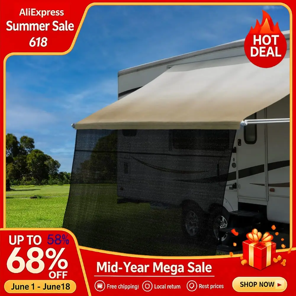 RV Awning Sun Shade Kit Screen with Zipper Kit 11 21 Width Options 8 and 9 Drop Black Mesh UV Blocker RV Awning Shade, Custom
RV Awning Sun Shade Kit Screen with Zipper Kit 11 21 Width Options 8 and 9 Drop Black Mesh UV Blocker RV Awning Shade, Custom