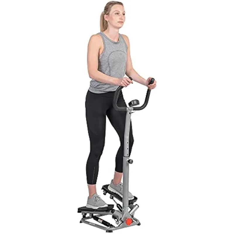 Sunny Health & Fitness Twisting Stair Stepper Machine with Handlebar and Digital Display
Sunny Health & Fitness Twisting Stair Stepper Machine with Handlebar and Digital Display