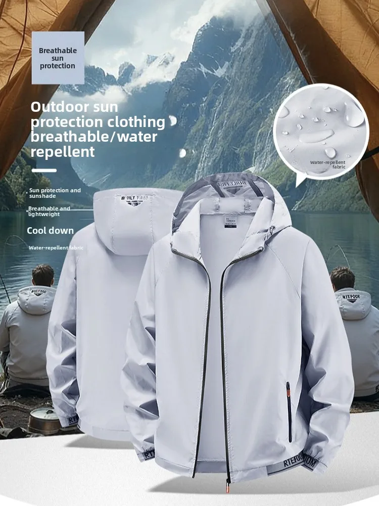 2026 Men's Sun Protection Jacket with Hood Breathable Anti-UV Outdoor Sun Skin Coats Lightweight Coat For Fishing Hiking Camping
2026 Men's Sun Protection Jacket with Hood Breathable Anti-UV Outdoor Sun Skin Coats Lightweight Coat For Fishing Hiking Camping
