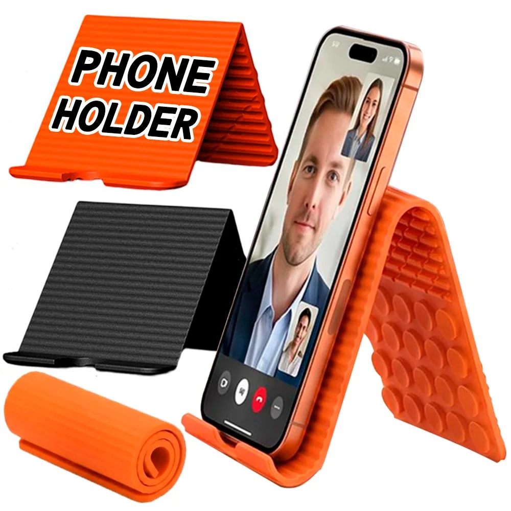 Silicone Foldable Phone Stand Adjustable Flexible Desktop Tablet Stand Universal Anti-slip Smartphone Support Lazy Bracket Mount
Silicone Foldable Phone Stand Adjustable Flexible Desktop Tablet Stand Universal Anti-slip Smartphone Support Lazy Bracket Mount