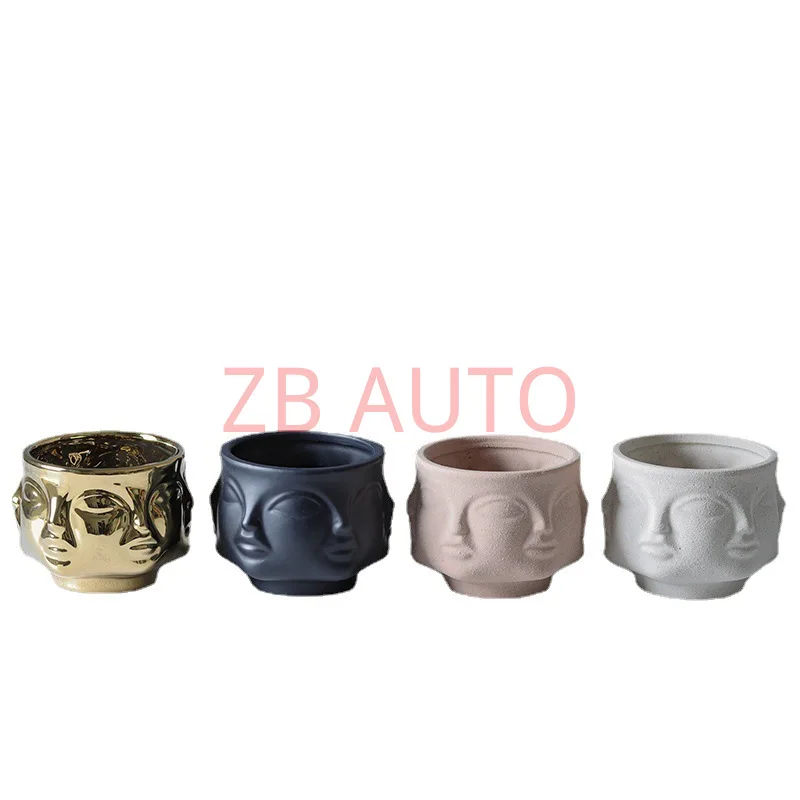simple Nordic light luxury human face round ceramic succulent flowerpot candle cup ornaments home model room soft decorations
simple Nordic light luxury human face round ceramic succulent flowerpot candle cup ornaments home model room soft decorations