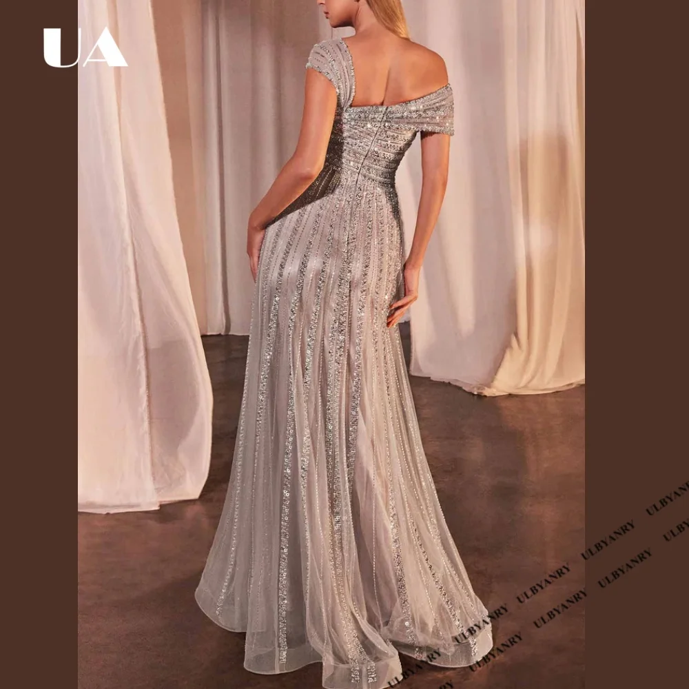 2026 New Exquisite A-line Beading Evening Dress for Woman, Elegant Asymmetrical Neck Prom Dress, Customized Mesh Party Dress
2026 New Exquisite A-line Beading Evening Dress for Woman, Elegant Asymmetrical Neck Prom Dress, Customized Mesh Party Dress