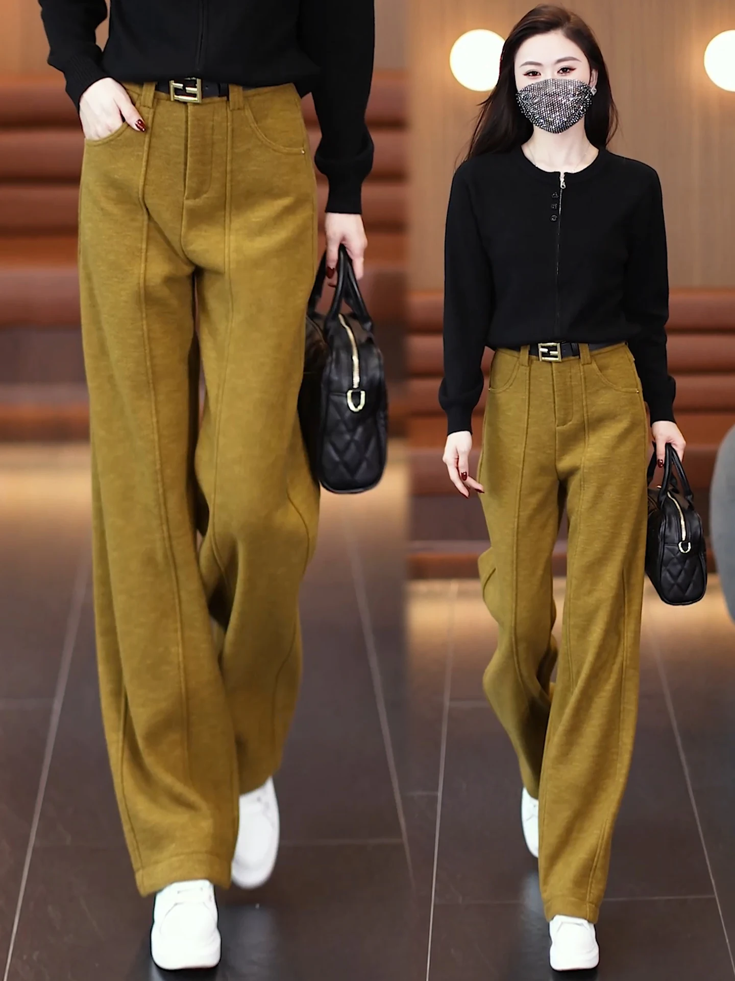 Soft Wool Wide Leg Pants Women's Autumn Winter High Waist Loose Straight Casual Slimming Knife Rice Noodle Pants
Soft Wool Wide Leg Pants Women's Autumn Winter High Waist Loose Straight Casual Slimming Knife Rice Noodle Pants