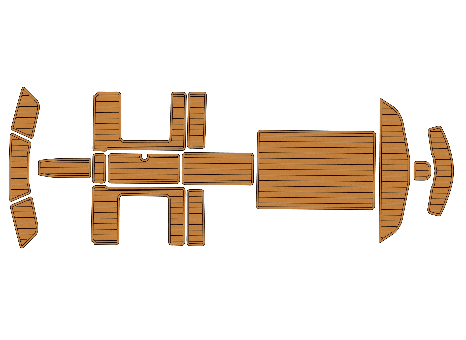 Anti-Skid EVA Faux Teak Self-Adhesive 6mm Boat Decking Pad for 2018 Cobra 270 Python Yacht Cockpit Durable Marine Floor
Anti-Skid EVA Faux Teak Self-Adhesive 6mm Boat Decking Pad for 2018 Cobra 270 Python Yacht Cockpit Durable Marine Floor