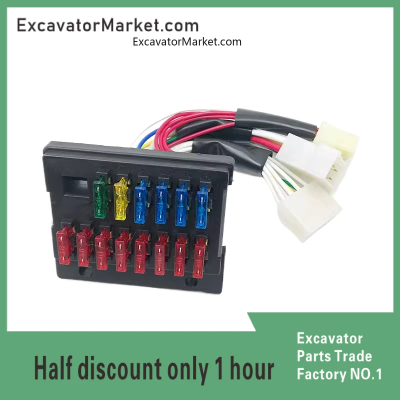 For Doosan Daewoo Dh Dx55/60/220/225/300/-5-7-9 Fuse Box Assembly Wiring Harness Excavator Accessories High Quality
For Doosan Daewoo Dh Dx55/60/220/225/300/-5-7-9 Fuse Box Assembly Wiring Harness Excavator Accessories High Quality