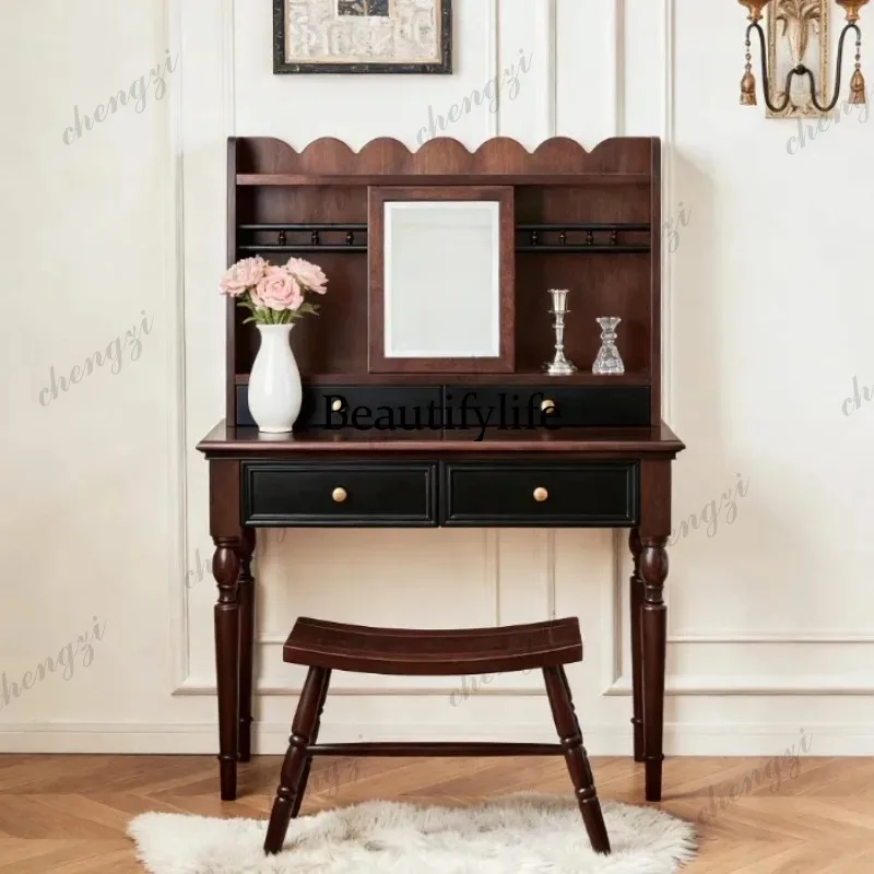 Nordic Modern Girl Dressing Table Handles Minimal Storage Mobile Dressing Table Mirror Kawaii Tocador Maquillaje Furniture
Nordic Modern Girl Dressing Table Handles Minimal Storage Mobile Dressing Table Mirror Kawaii Tocador Maquillaje Furniture
