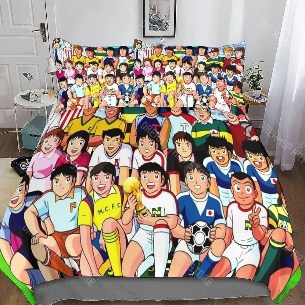 Captain Tsubasa Duvet Cover Pillowcase Bedding Set Football Adult Boy Girl Bedroom Decoration Children Gift Single Double Size
Captain Tsubasa Duvet Cover Pillowcase Bedding Set Football Adult Boy Girl Bedroom Decoration Children Gift Single Double Size