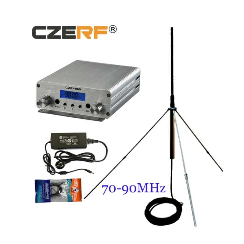 Powerful 15W FM Broadcast Transmitter Stereo PLL Radio Station Audio Amplifier for church Home party
Powerful 15W FM Broadcast Transmitter Stereo PLL Radio Station Audio Amplifier for church Home party