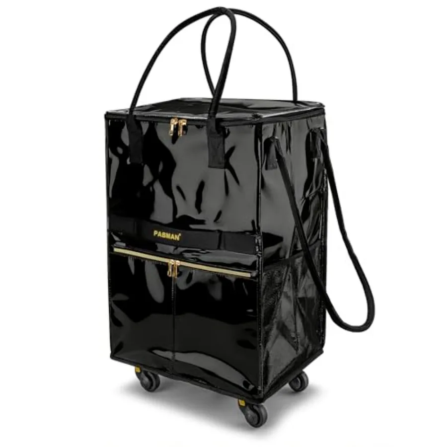 Foldable 5-Wheel Reusable Grocery Bag with Zipper Cover Heavy-Duty Rolling Tote for Shopping Laundry Travel Black Medium 67L St
Foldable 5-Wheel Reusable Grocery Bag with Zipper Cover Heavy-Duty Rolling Tote for Shopping Laundry Travel Black Medium 67L St