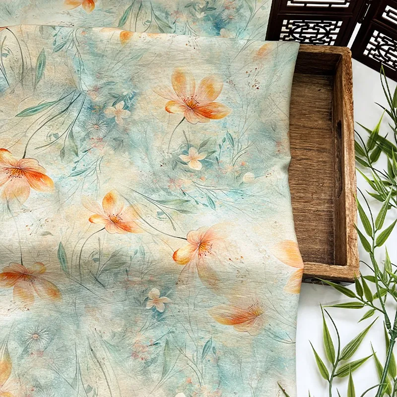 Ткань в китайском стиле из хлопкового брокада с цифровой печатью, 100x150 см, для шалей, платьев, ципао, ханьфу, штор, мягкий материал для рукоделия и DIY
Ткань в китайском стиле из хлопкового брокада с цифровой печатью, 100x150 см, для шалей, платьев, ципао, ханьфу, штор, мягкий материал для рукоделия и DIY