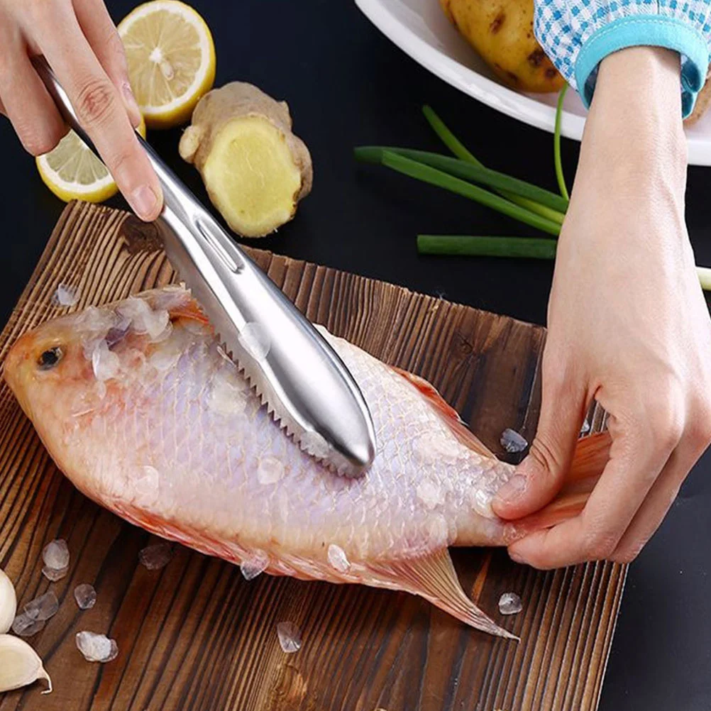 4Pcs Fish Scale Scraper Planer Stainless Steel Kitchen Gadgets Easy Cleaning Portable Tool Set Seafood Utensils
4Pcs Fish Scale Scraper Planer Stainless Steel Kitchen Gadgets Easy Cleaning Portable Tool Set Seafood Utensils