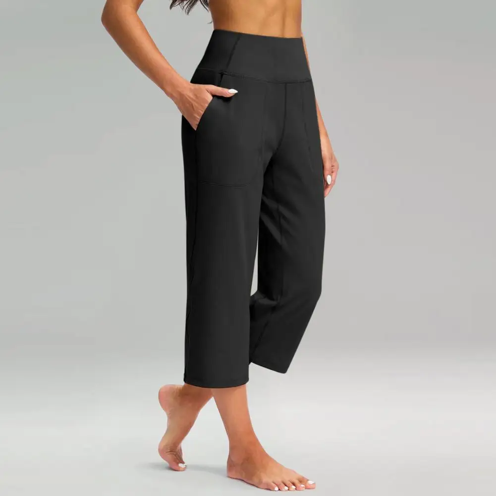 Casual Wide Leg Trousers Comfortable Women's Yoga Pants with High Waist Loose Fit Pockets for Sporty Casual Style for Active
Casual Wide Leg Trousers Comfortable Women's Yoga Pants with High Waist Loose Fit Pockets for Sporty Casual Style for Active
