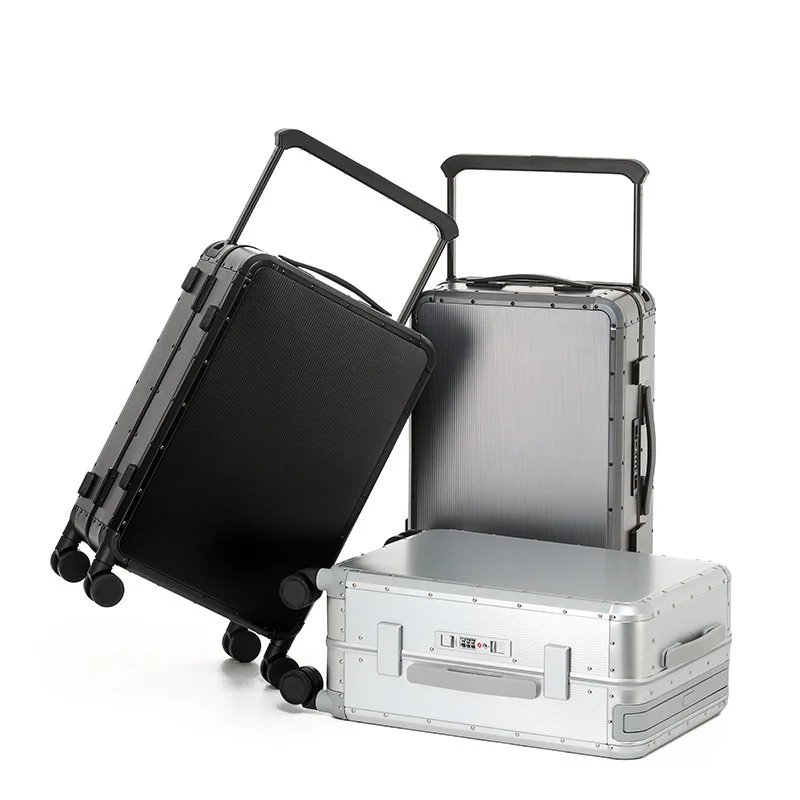 New All-magnesium-aluminum alloy Wide handle Travel Suitcase Rolling Luggage 20″Business Boarding Trolley Case Carry-on Luggage
New All-magnesium-aluminum alloy Wide handle Travel Suitcase Rolling Luggage 20″Business Boarding Trolley Case Carry-on Luggage