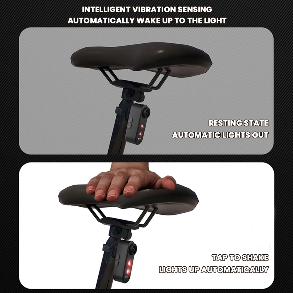 Bike Camera with Tail Light W/ 150 Wide Angle Camera Cycling Tail Light Bicycle Camera Taillight for Road Mountain Night Riding
Bike Camera with Tail Light W/ 150 Wide Angle Camera Cycling Tail Light Bicycle Camera Taillight for Road Mountain Night Riding