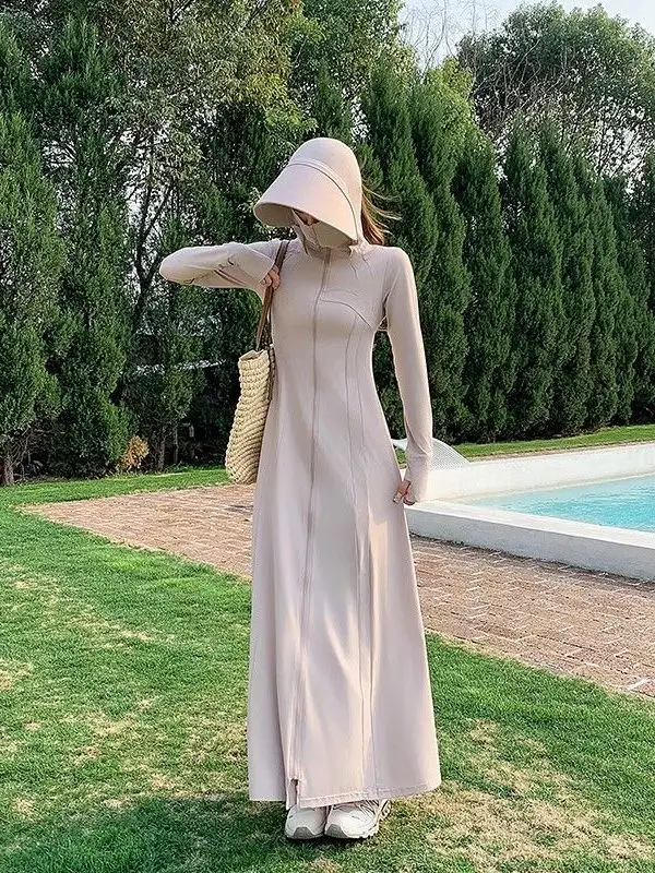 Full-Body Women's Summer New Long Ultra-Thin Ice Sensation UV Protection Dress Polyester Fiber Breathable Zipper Closure Hat
Full-Body Women's Summer New Long Ultra-Thin Ice Sensation UV Protection Dress Polyester Fiber Breathable Zipper Closure Hat