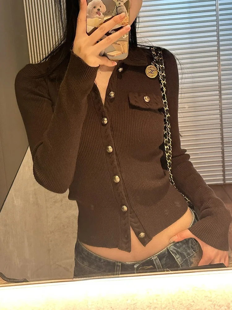 Women's Knitted Splice Knit Cardigan Slim Fit ort Sle Polyester Fiber Casual Loose Sle Faion Autumn Outerwear
Women's Knitted Splice Knit Cardigan Slim Fit ort Sle Polyester Fiber Casual Loose Sle Faion Autumn Outerwear