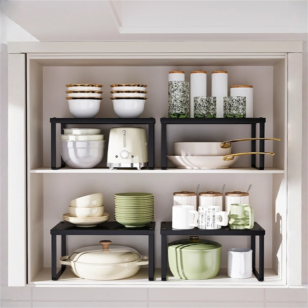 2Pcs Cabinet Organizer Shelf Kitchen Counter Shelves Space Saving Spice Rack Pot Rack Dishes Seasoning Iron Storage Rack
2Pcs Cabinet Organizer Shelf Kitchen Counter Shelves Space Saving Spice Rack Pot Rack Dishes Seasoning Iron Storage Rack