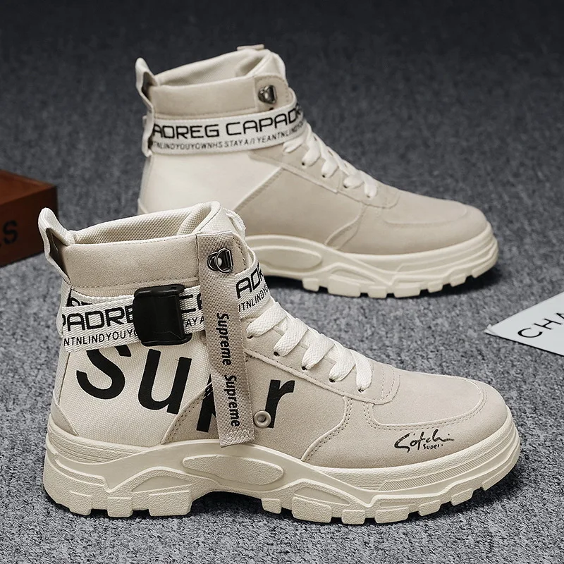Men's 2025 New Spring and Autumn All-match Round Toe High-top Trendy Boots Men's Military Boots Large Size Boots Men's Shoes
Men's 2025 New Spring and Autumn All-match Round Toe High-top Trendy Boots Men's Military Boots Large Size Boots Men's Shoes