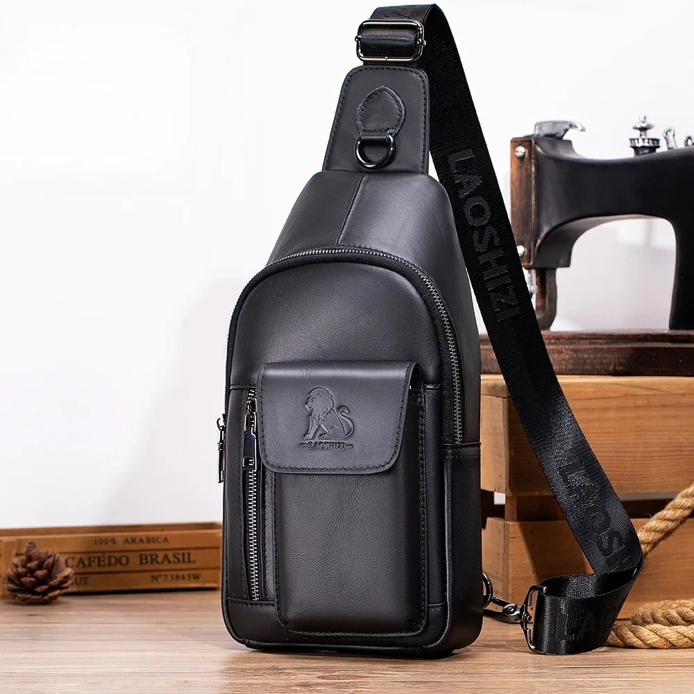 New Men's bag luxury large capacity chest bag for mobile phones and iPads, leather brand shoulder bag for travel
New Men's bag luxury large capacity chest bag for mobile phones and iPads, leather brand shoulder bag for travel