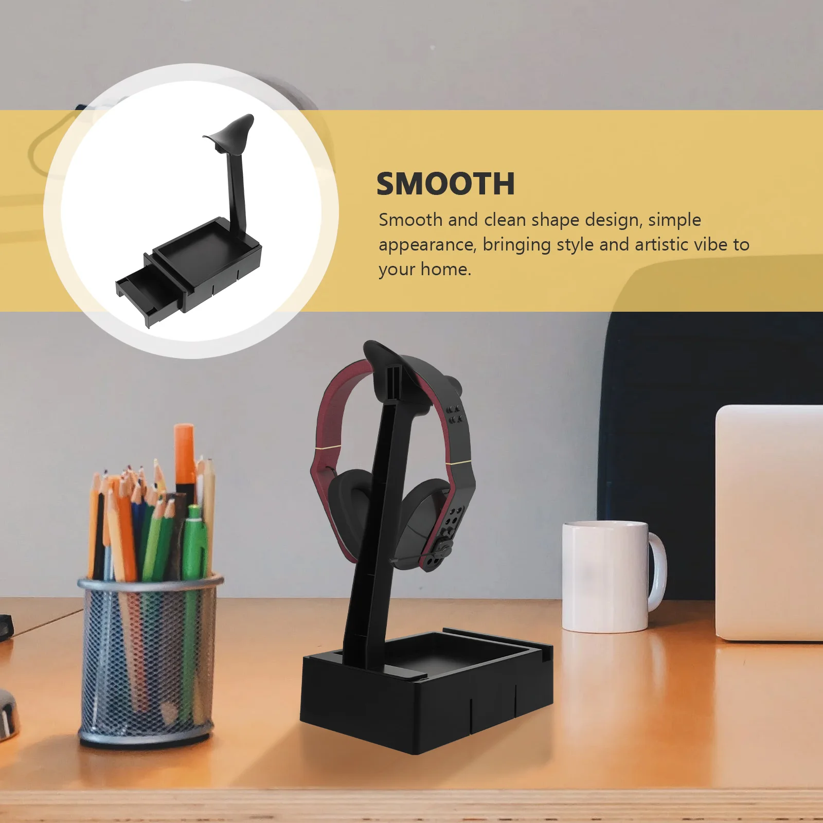 Sturdy Headphone Display Rack Storage Box Desktop Organizer Holder Headset Shelf Tabletop Earphone Stand Headset Desk Stand
Sturdy Headphone Display Rack Storage Box Desktop Organizer Holder Headset Shelf Tabletop Earphone Stand Headset Desk Stand