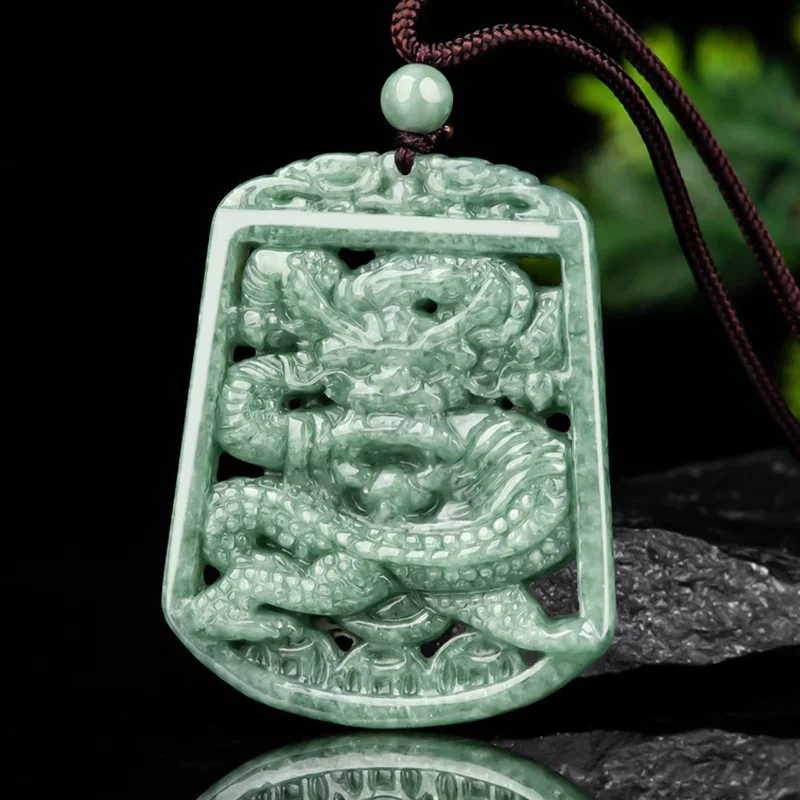 Natural A-grade Jade Bean Seed Tyrant Dragon Brand Jadeite Pendant Zodiac Charms For Men's Women's Gifts Jewelry Drop Shipping
Natural A-grade Jade Bean Seed Tyrant Dragon Brand Jadeite Pendant Zodiac Charms For Men's Women's Gifts Jewelry Drop Shipping